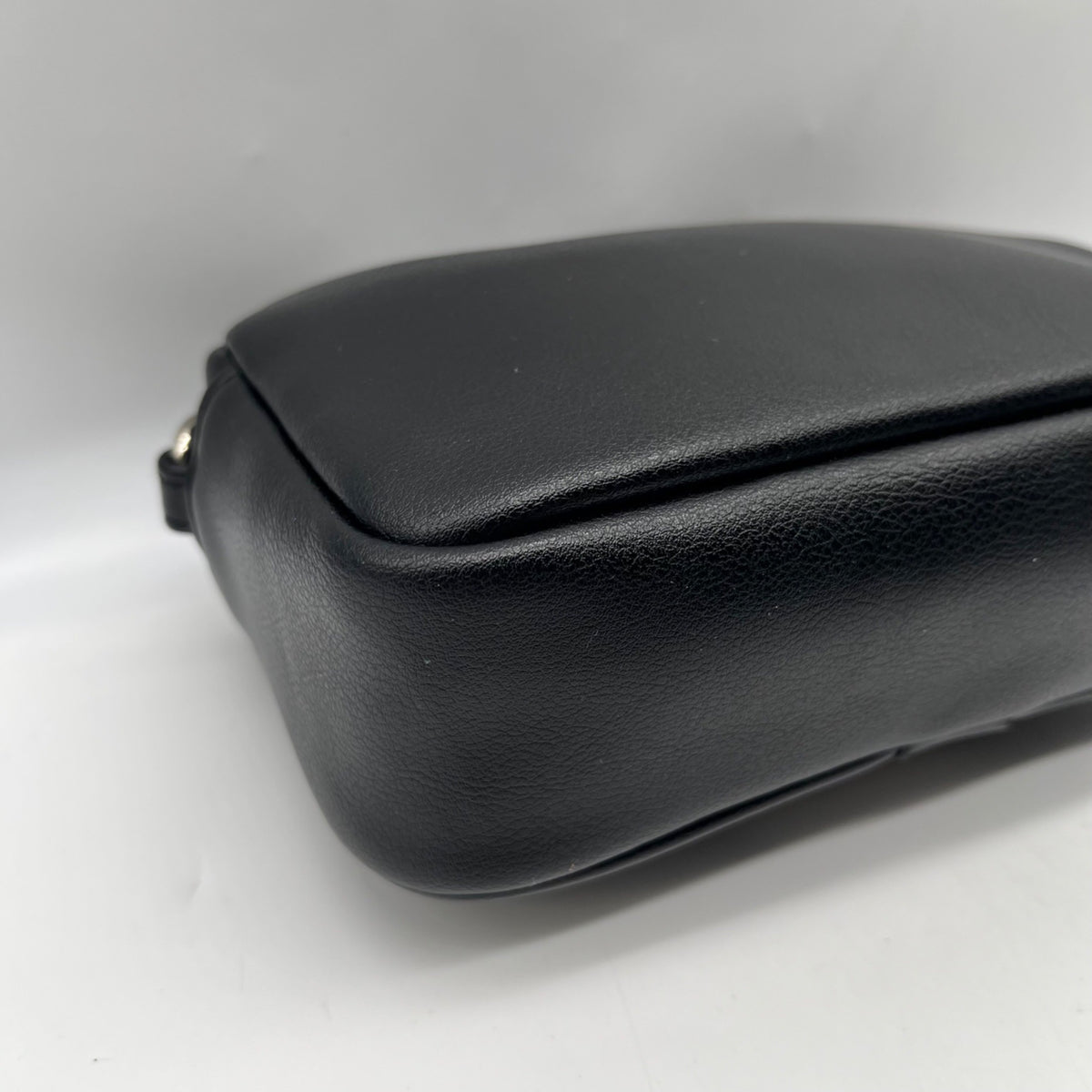 Madden Girl Black Faux Leather Crossbody Bag