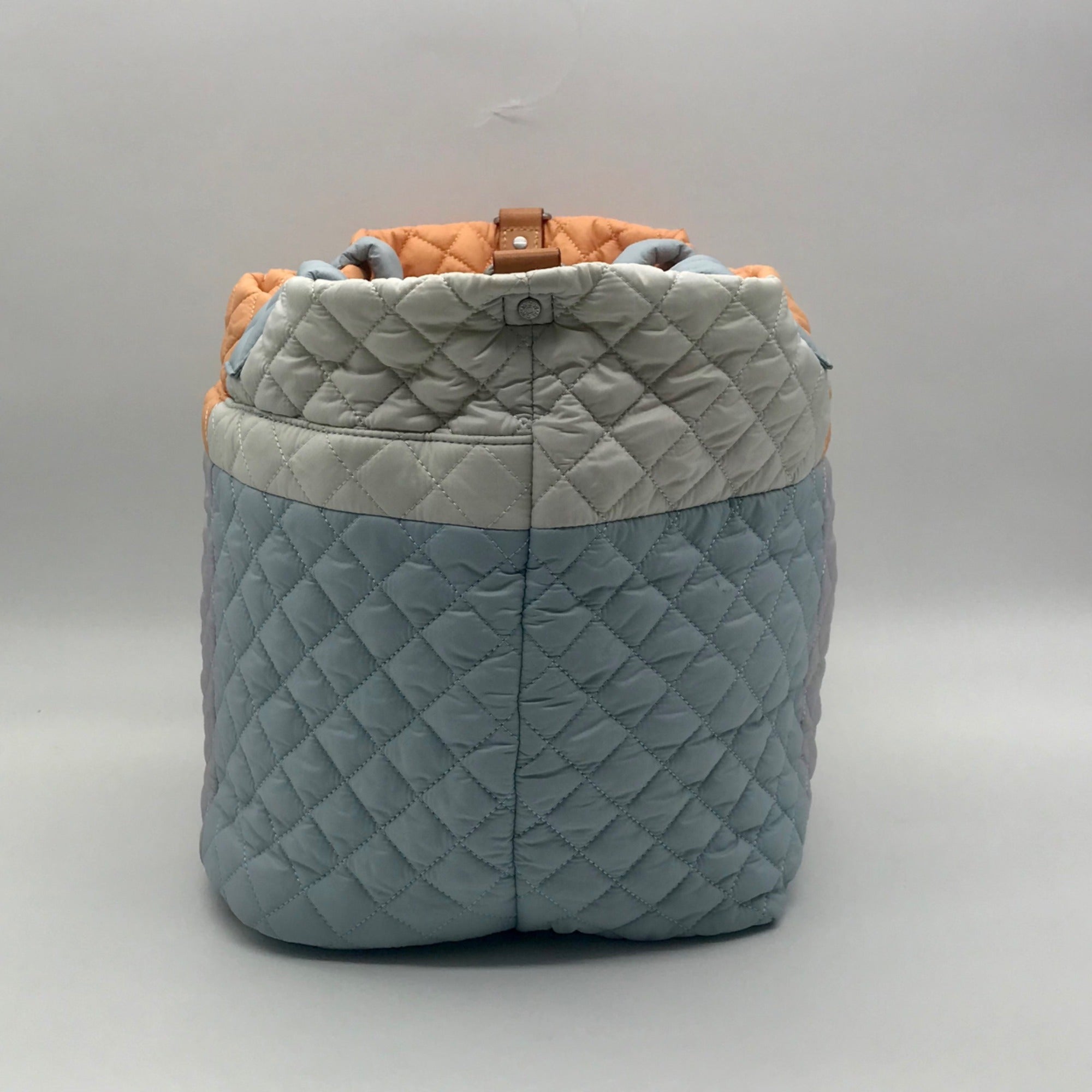 MZ Wallace Pastel Color-Block Nylon Deluxe Tote Bag