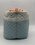 MZ Wallace Pastel Color-Block Nylon Deluxe Tote Bag