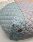 MZ Wallace Pastel Color-Block Nylon Deluxe Tote Bag
