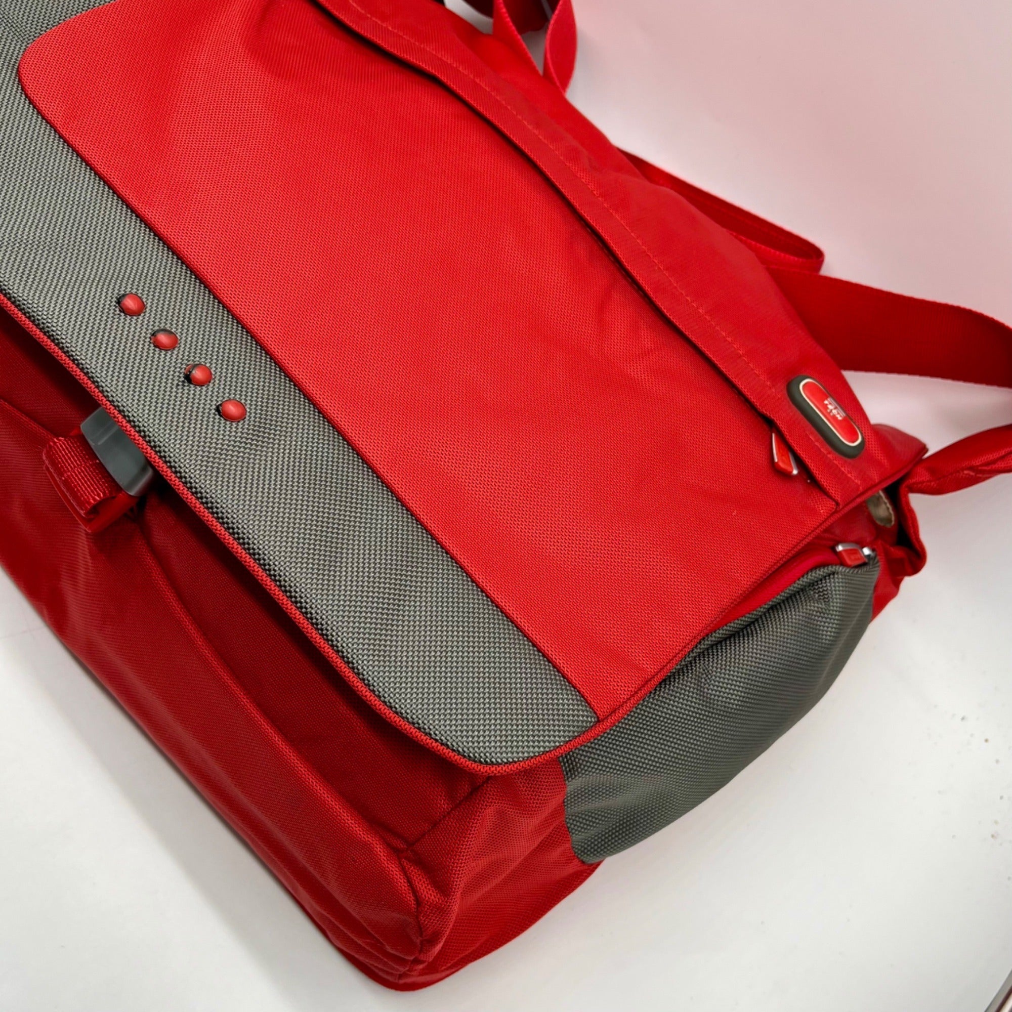 Tumi Red T-Tech Messenger Bag