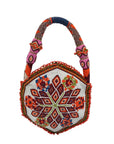 Tory Burch Multi Color Geometric Beaded Hand Bag