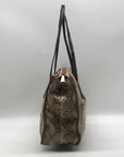 HOBO Friar Leather Python Embossed Shoulder Bag