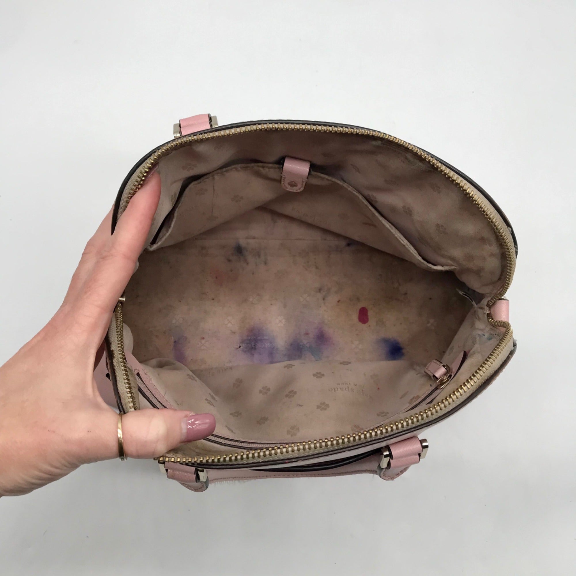 Kate Spade Pink Louise Medium Dome Satchel