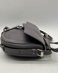 Rebecca Minkoff Grey Leather Megan Saddle Bag