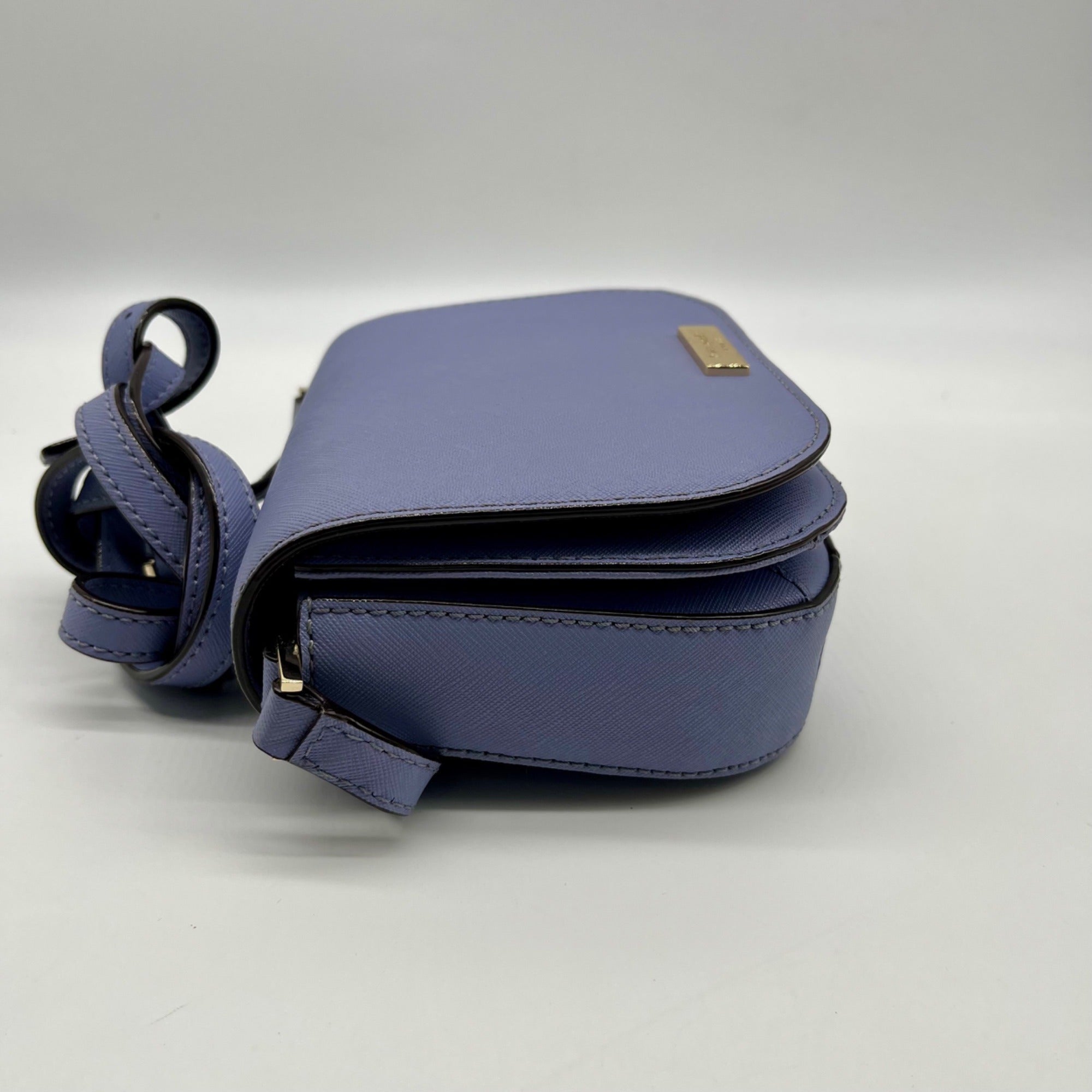 Kate Spade Lilac Laurel Way Carsen Saffiano Leather Crossbody Bag