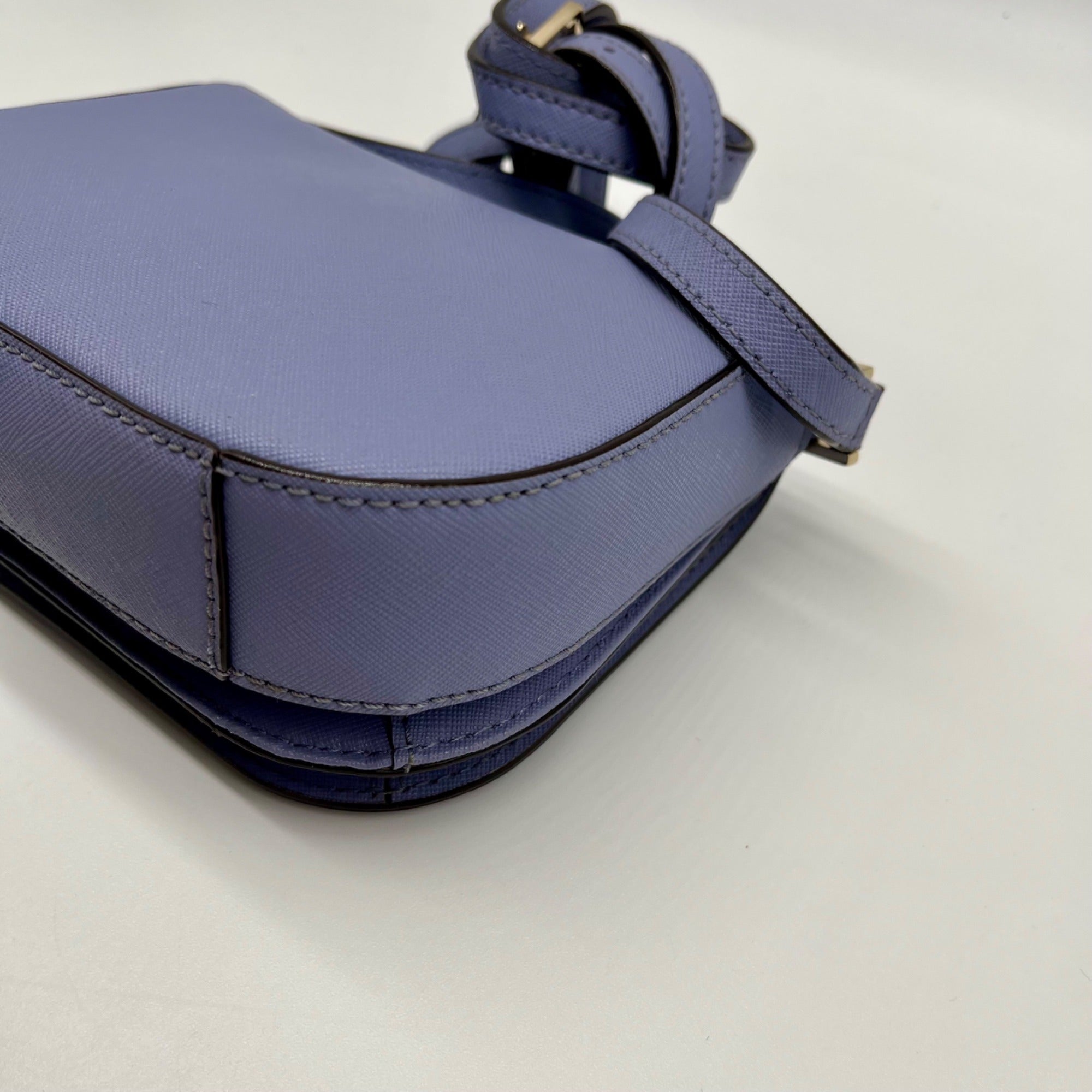 Kate Spade Lilac Laurel Way Carsen Saffiano Leather Crossbody Bag