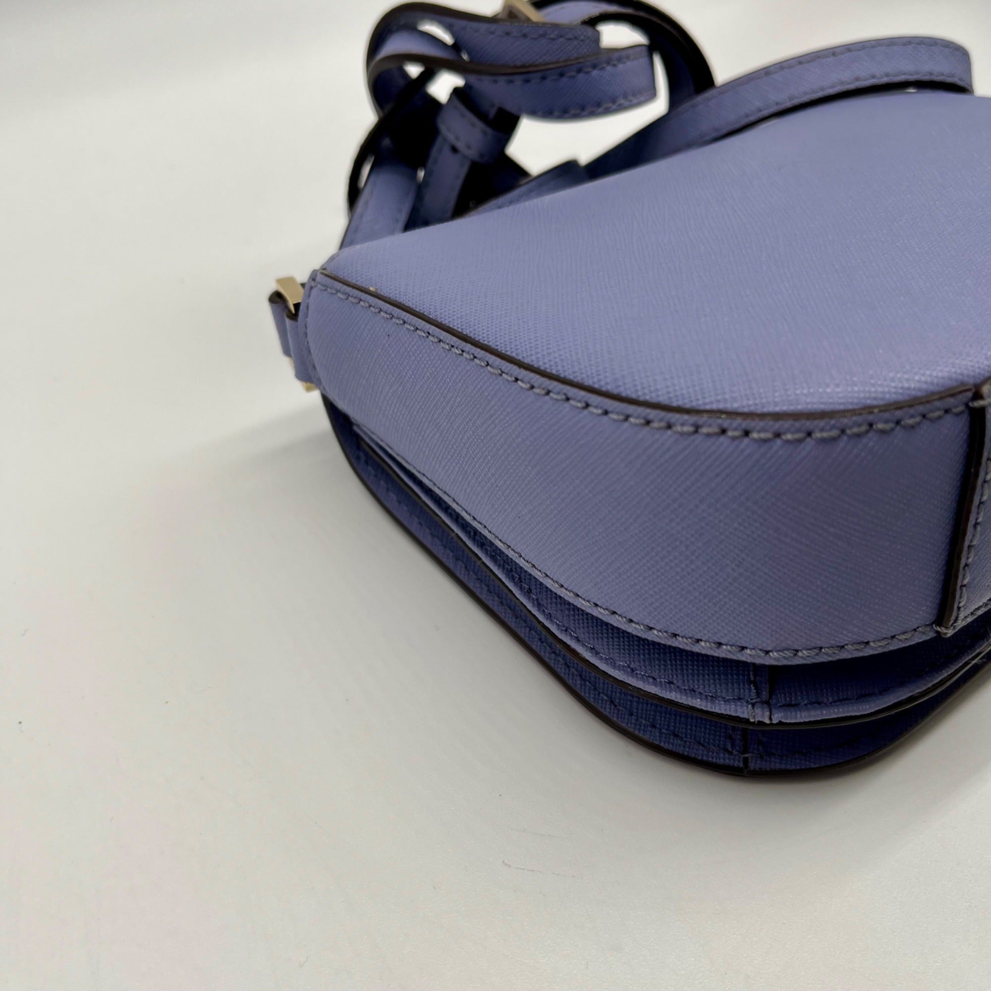 Kate Spade Lilac Laurel Way Carsen Saffiano Leather Crossbody Bag