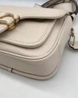 Coach White Pebbled Leather Tabby Messenger 19 Crossbody CJ846