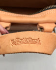 Go Forth Goods Hoffman Carmel Leather Mini Satchel Bag
