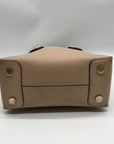 Michael Kors Tan Pebbled Leather Mercer Convertible Satchel