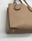 Michael Kors Tan Pebbled Leather Mercer Convertible Satchel