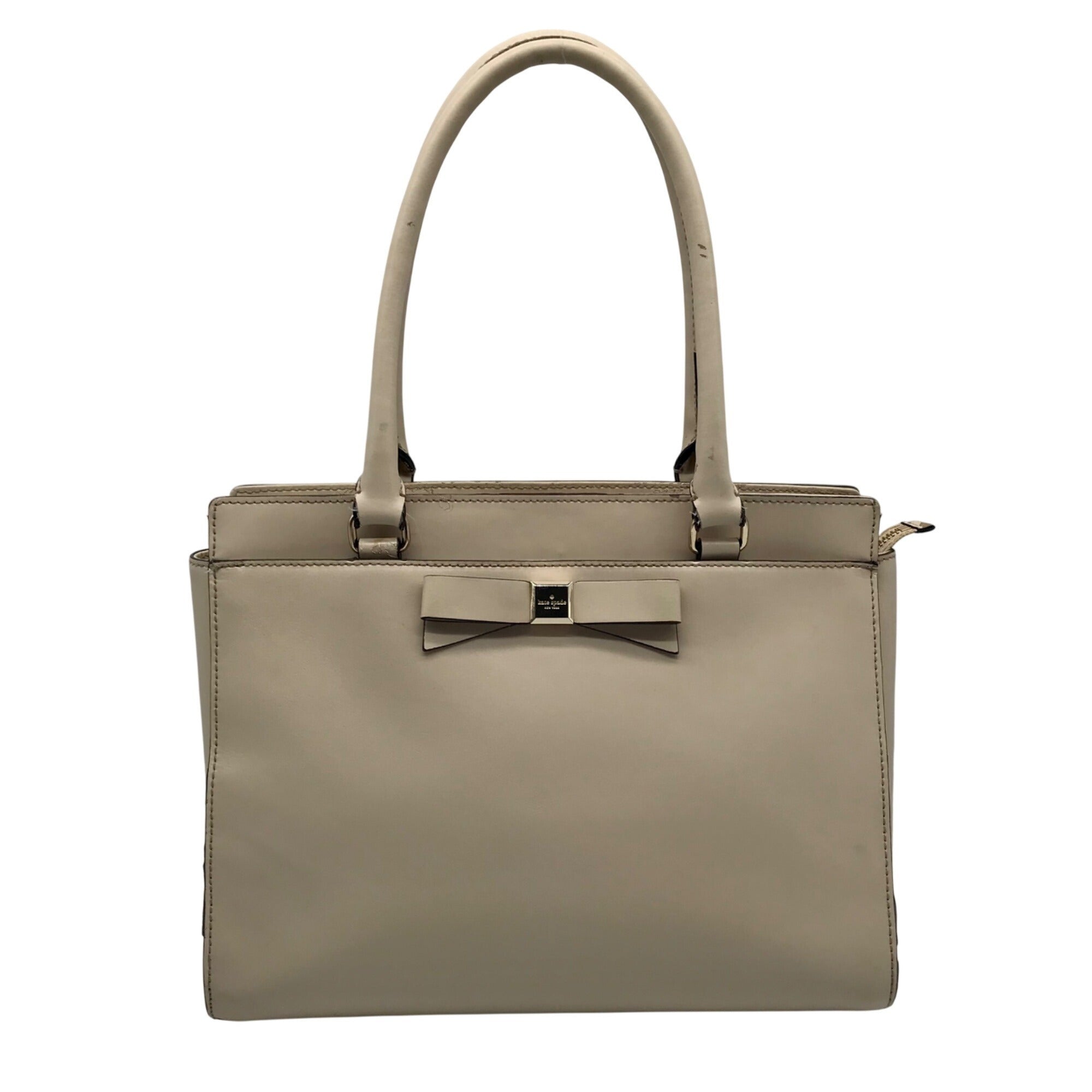 Kate Spade Beige Leather Montford Jovie Park Tote Bag