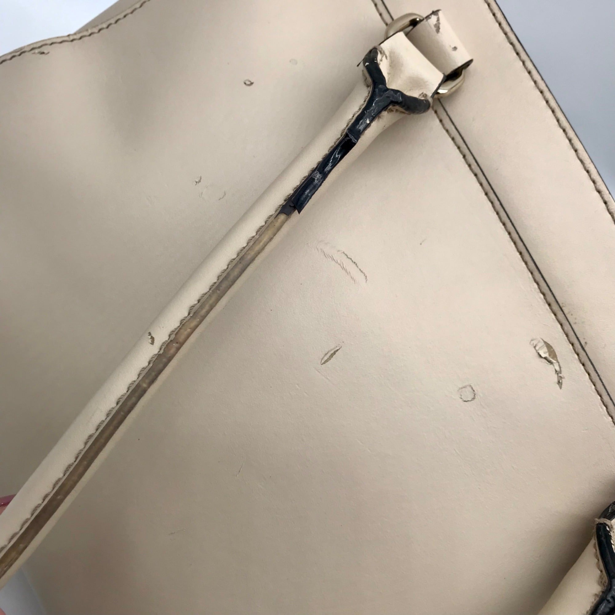 Kate Spade Beige Leather Montford Jovie Park Tote Bag