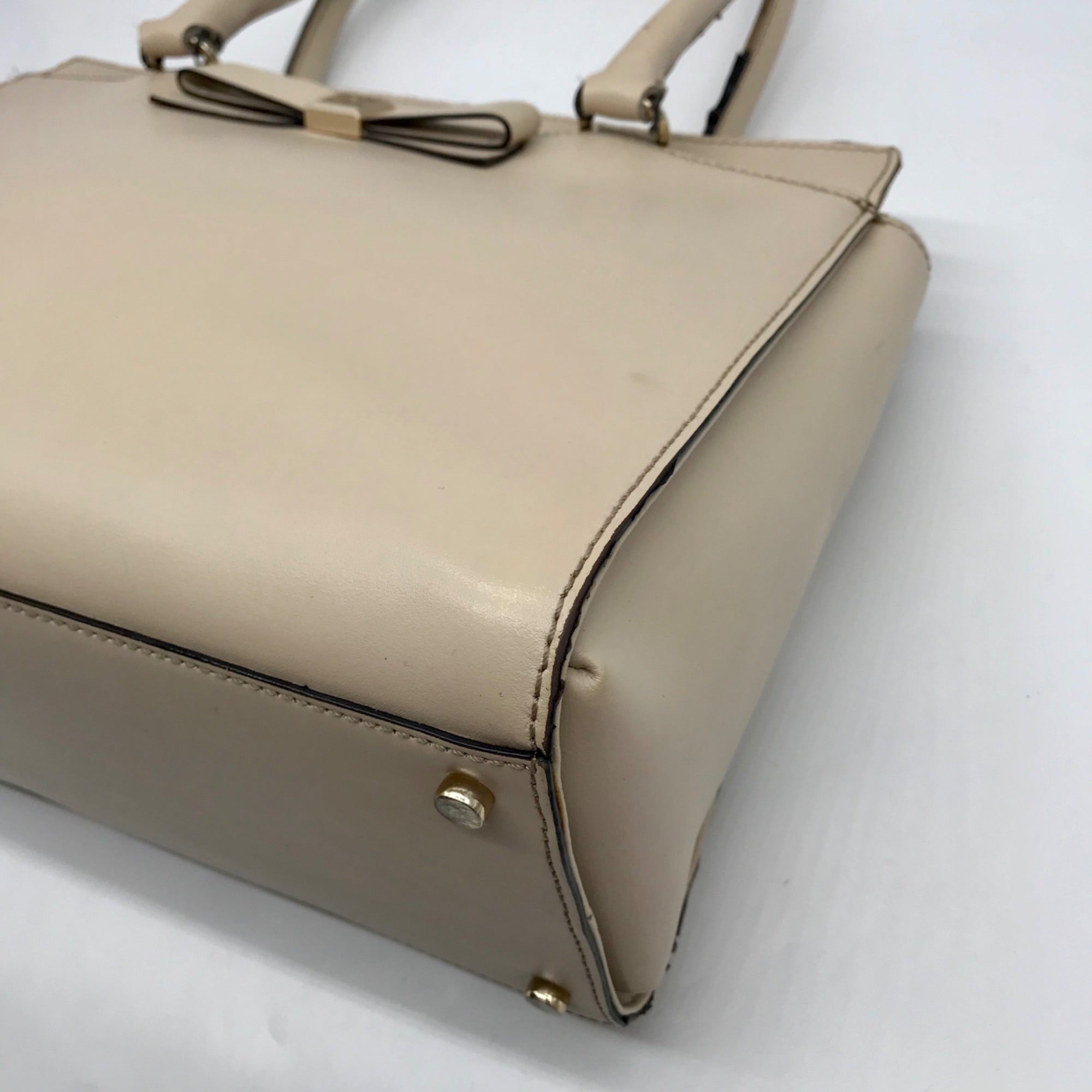 Kate Spade Beige Leather Montford Jovie Park Tote Bag