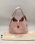 Kate Spade Pink Pebbled Leather Deco Convertible Satchel Bag