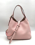 Kate Spade Pink Pebbled Leather Deco Convertible Satchel Bag