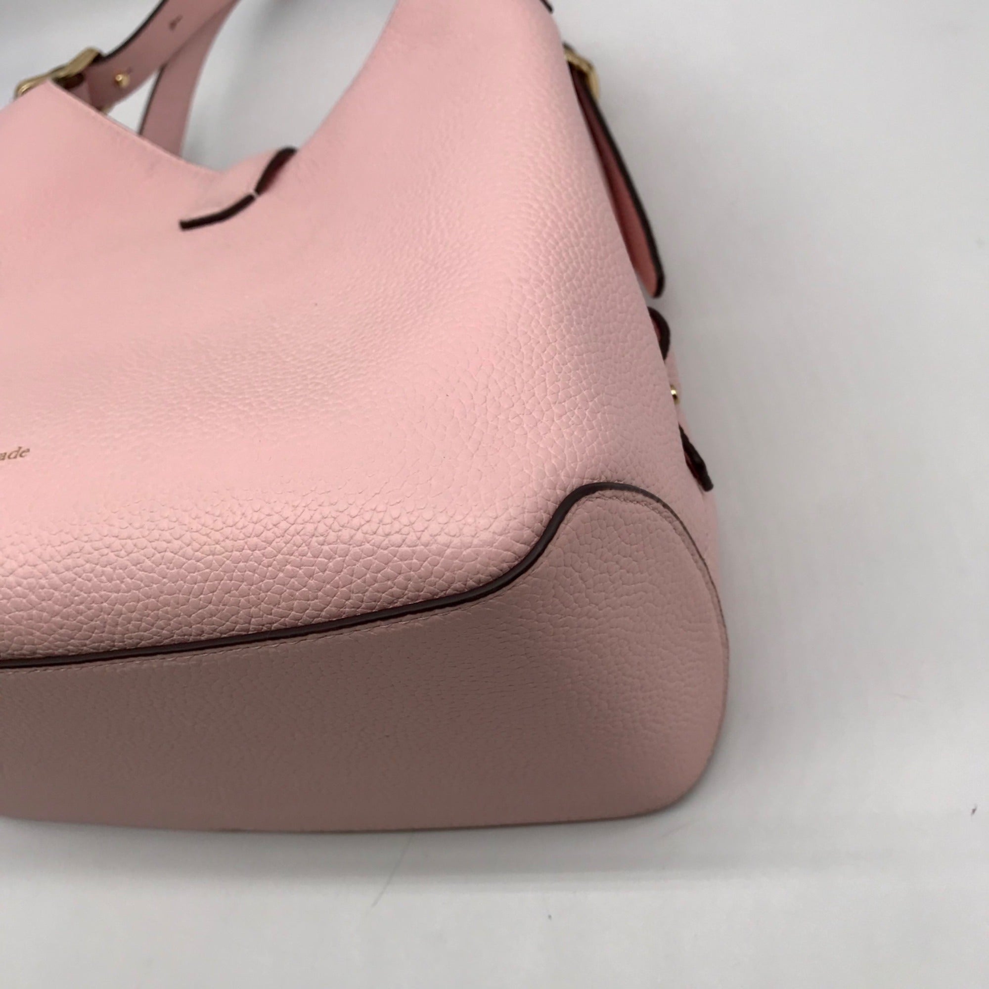 Kate Spade Pink Pebbled Leather Deco Convertible Satchel Bag