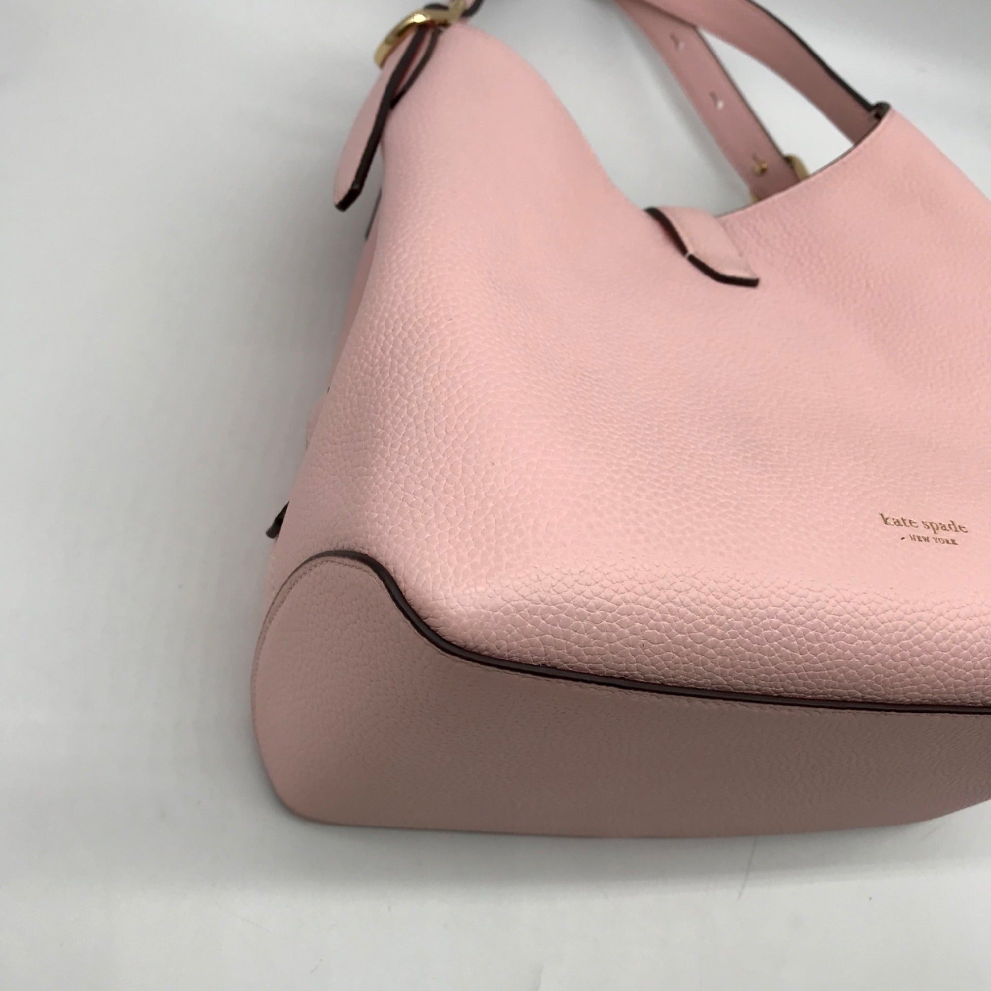 Kate Spade Pink Pebbled Leather Deco Convertible Satchel Bag