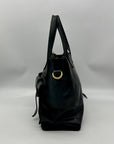 Raven & Lily Black Leather Tote Bag