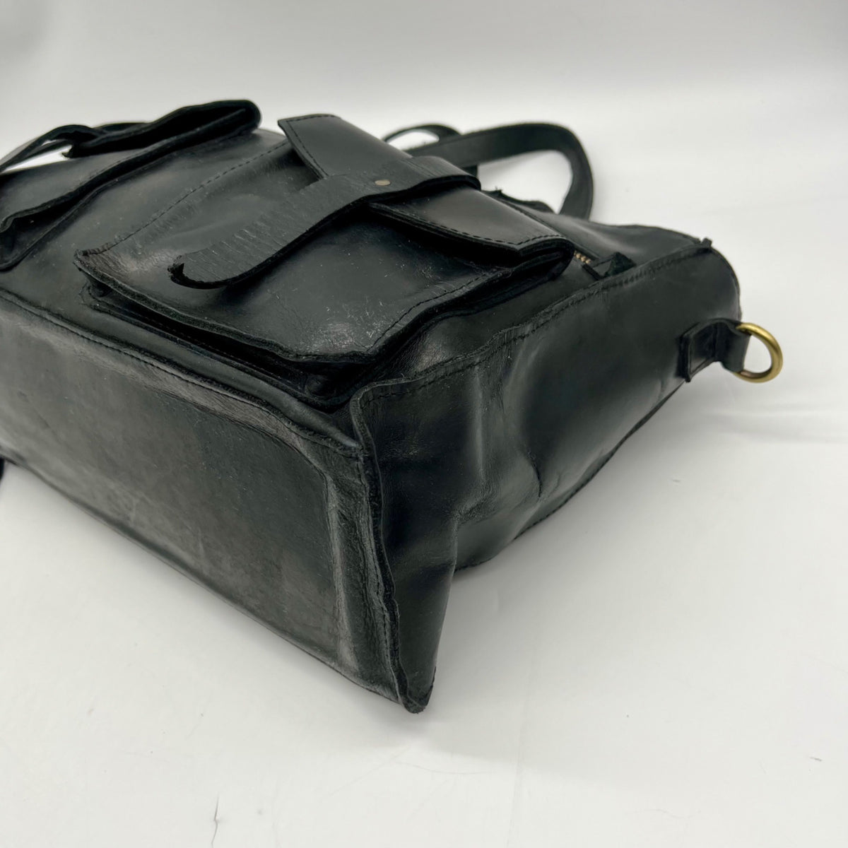 Raven &amp; Lily Black Leather Tote Bag