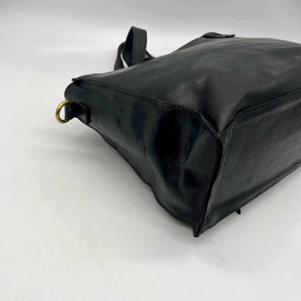 Raven &amp; Lily Black Leather Tote Bag