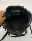 Raven & Lily Black Leather Tote Bag