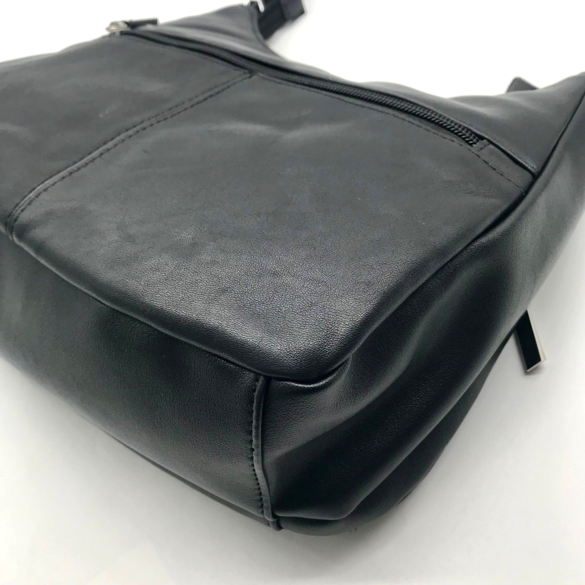 Giani Bernini Black Nappa Leather Shoulder Bag