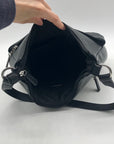 Giani Bernini Black Nappa Leather Shoulder Bag