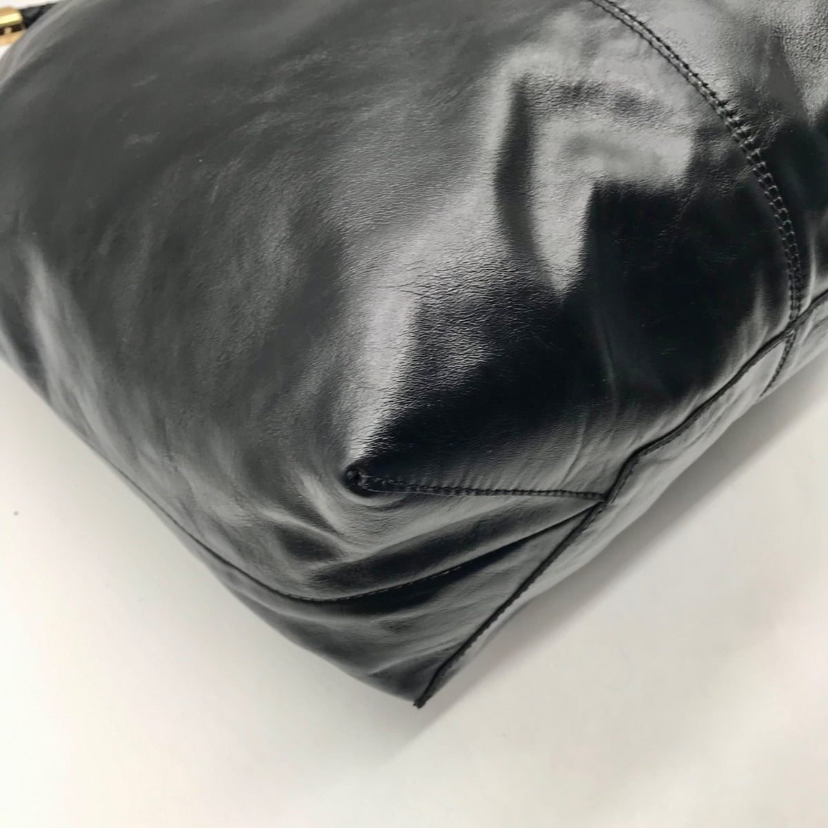 Arezzo Black Leather Shoulder Bag