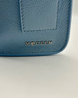 Alexander Mcqueen Blue Leather Shoulder Bag