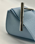 Alexander Mcqueen Blue Leather Shoulder Bag