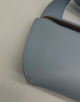 Alexander Mcqueen Blue Leather Shoulder Bag