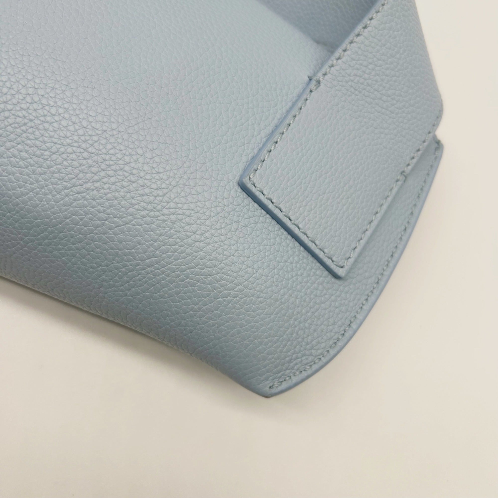 Alexander Mcqueen Blue Leather Shoulder Bag