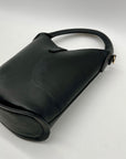 H & M Black Faux Leather Bucket Bag