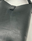 H & M Black Faux Leather Bucket Bag