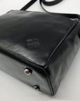 Patricia Nash Black Leather Shoulder Bag