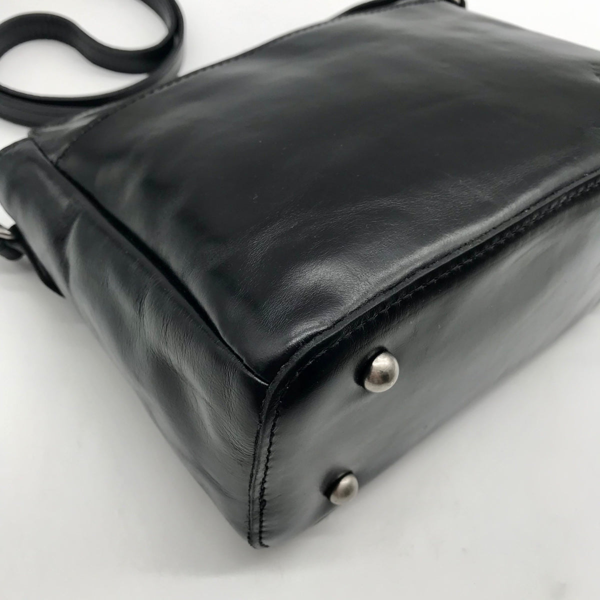 Patricia Nash Black Leather Shoulder Bag