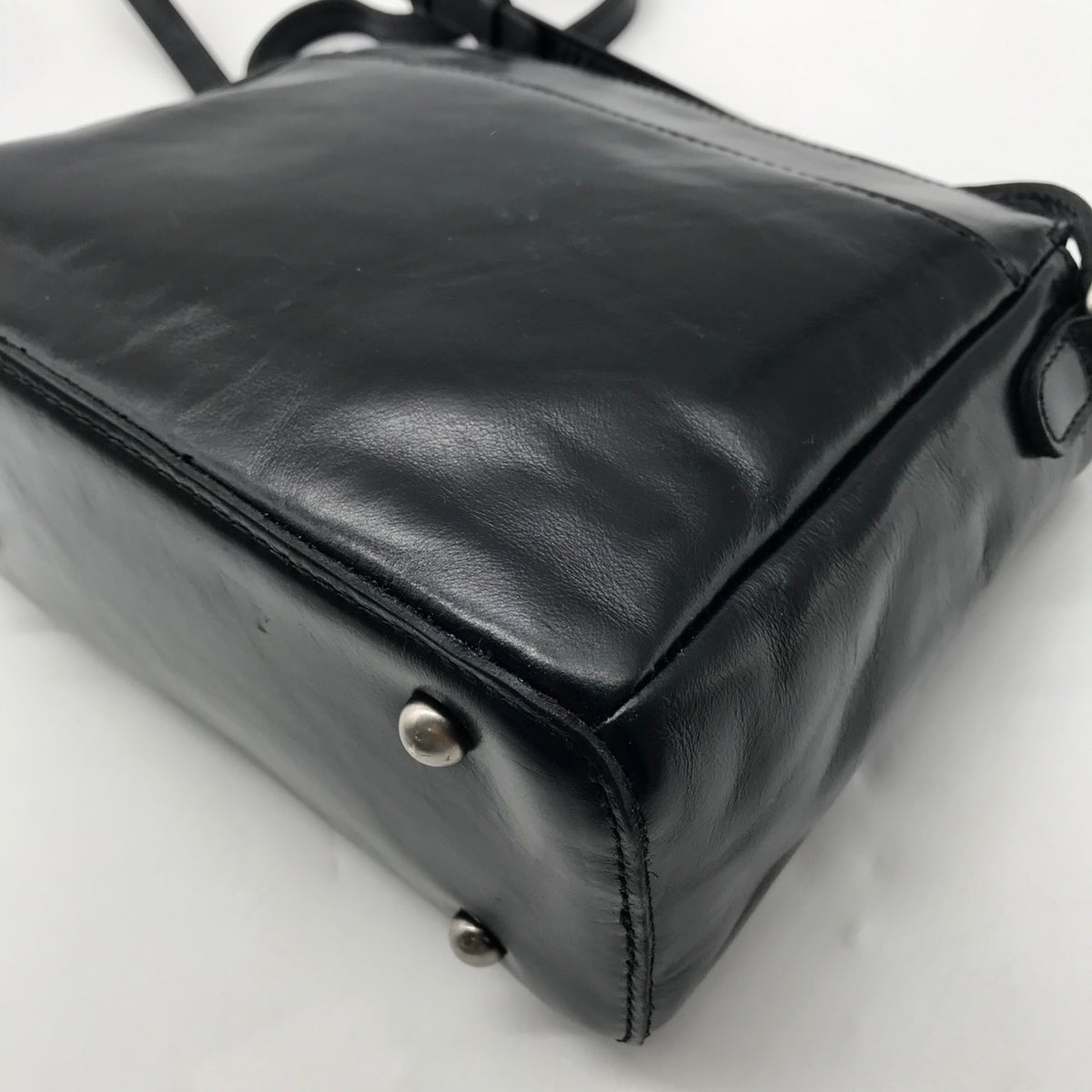 Patricia Nash Black Leather Shoulder Bag