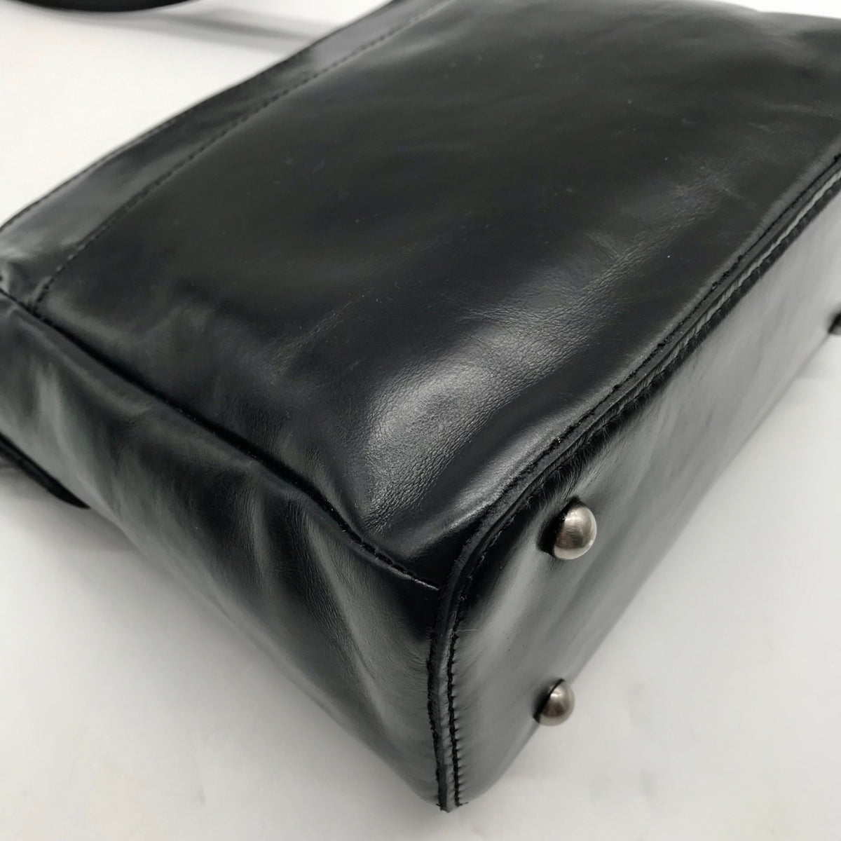Patricia Nash Black Leather Shoulder Bag