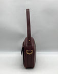 Cartier Burgundy Leather Must De Cartier Shoulder Bag