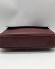 Cartier Burgundy Leather Must De Cartier Shoulder Bag