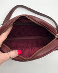 Cartier Burgundy Leather Must De Cartier Shoulder Bag