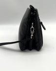 Giani Bernini Black Leather Mini Crossbody Bag