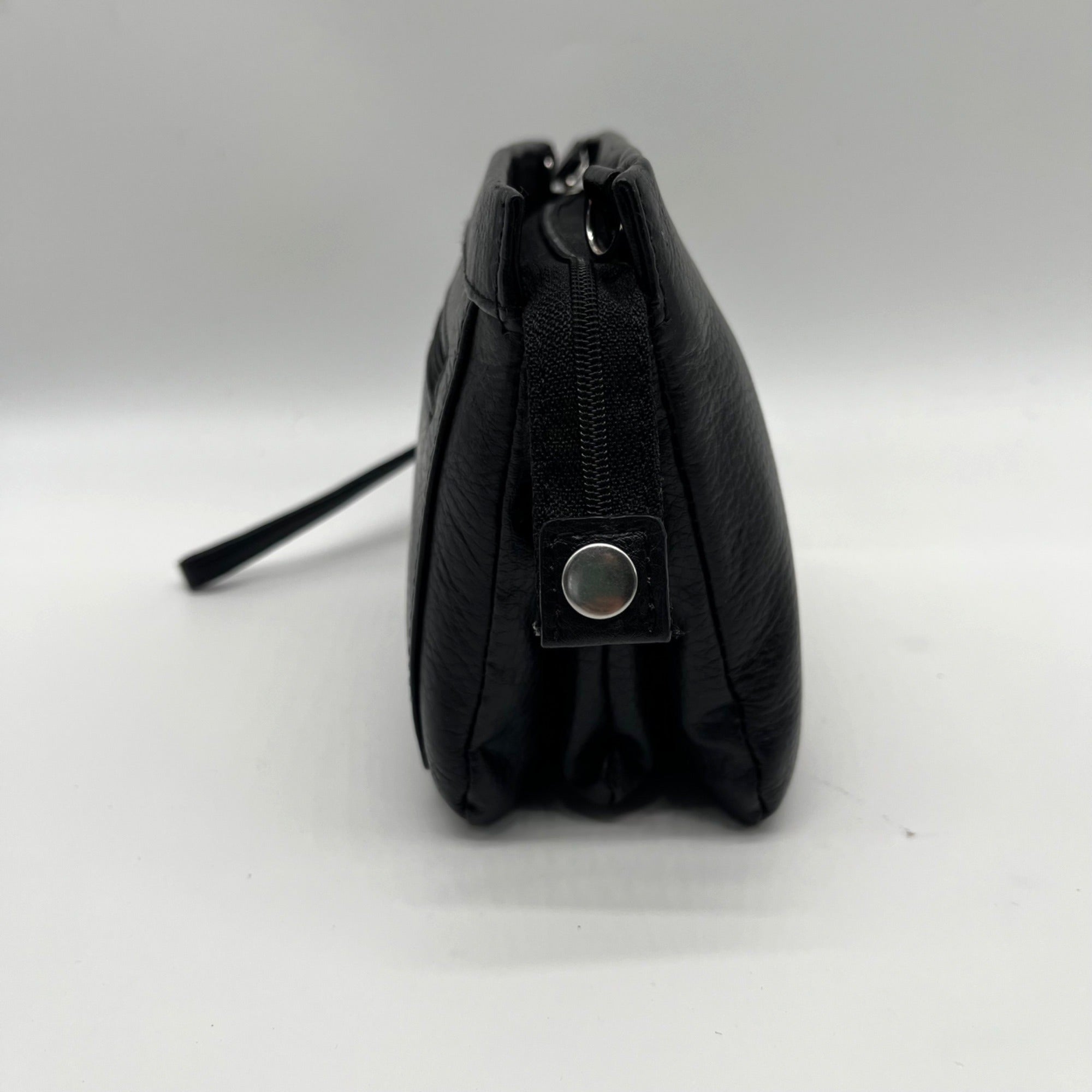 Giani Bernini Black Leather Mini Crossbody Bag