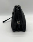 Giani Bernini Black Leather Mini Crossbody Bag
