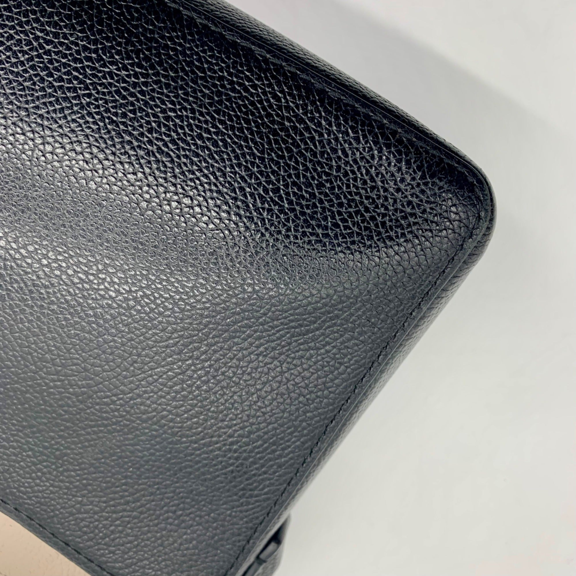 Kate Spade Gray And Black Pebbled Leather Margaux Crossbody Bag