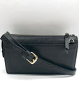 Kate Spade Black Pebbled Leather Larchmont Avenue Alegra crossbody Wallet