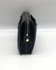 Kate Spade Black Pebbled Leather Larchmont Avenue Alegra crossbody Wallet