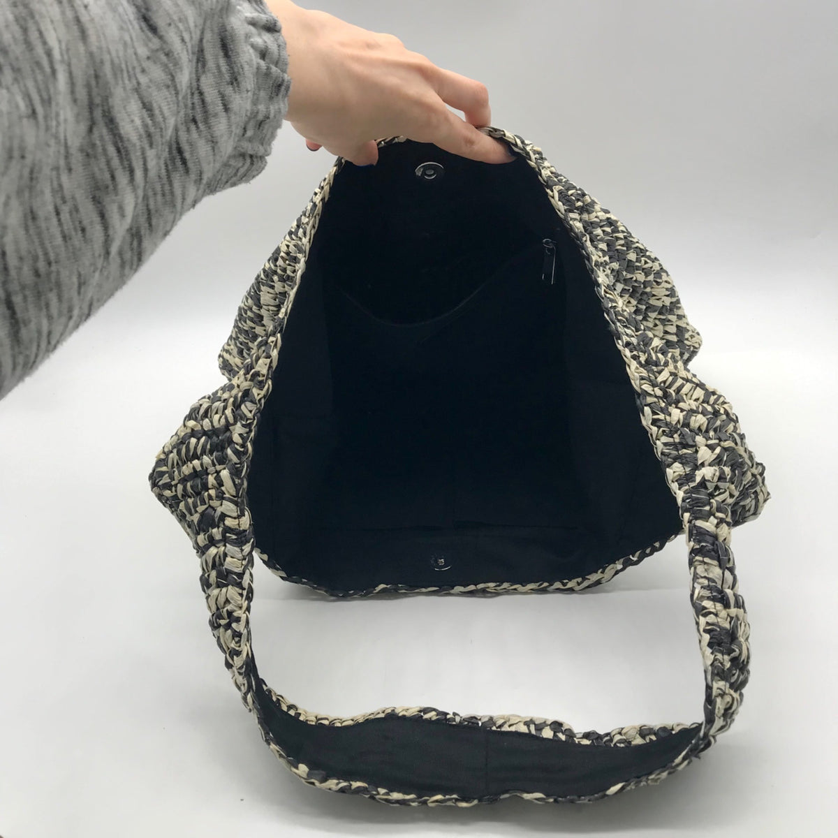 Banana Republic Marled Raffia Tote Bag